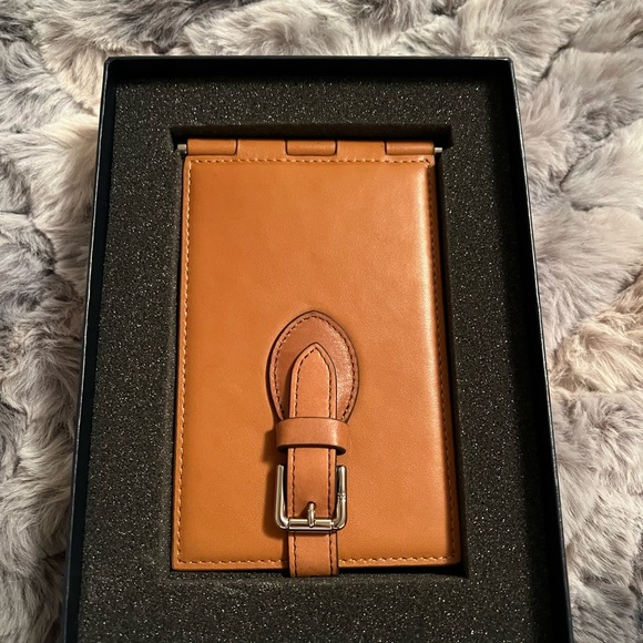 Ralph Lauren Brown Leather Photo Frame - Picture 2 of 5